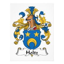 Holtz Family Crest Personalized Invitation