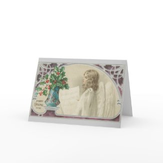Holy Angel Christmas Card