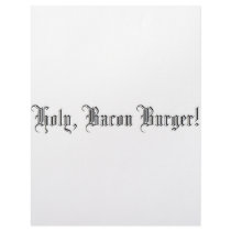 Holy Bacon Burger Letterhead Design