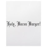 Holy Bacon Burger Letterhead Design