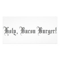 Holy Bacon Burger photo cards