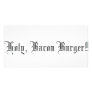 Holy Bacon Burger Photo Greeting Card