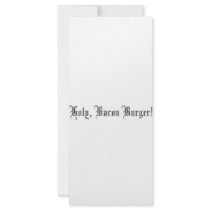 Holy Bacon Burger rack cards by TheWarTimecoats Holy Bacon Burger rack cards