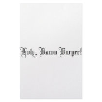 Holy Bacon Burger Stationery Paper