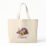 Holy Bible Amen Tote Bags