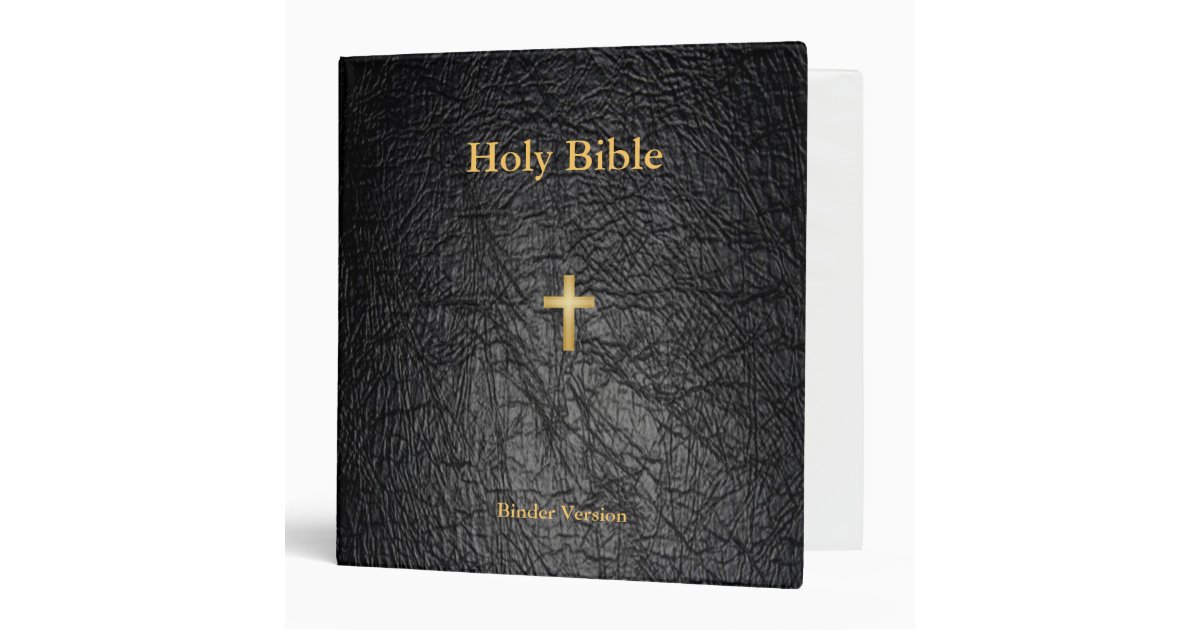 Holy Bible Binder Zazzle