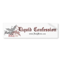 Holy Brew bumper sticker bumper stickers