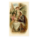 Holy Cards (Scripture): St. Joseph Nativity Business Card Template
