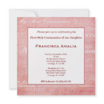 Holy Communion Personalized Announcements