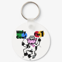 Holy Cow 1st Birthday Tshirts and Gifts keychains
