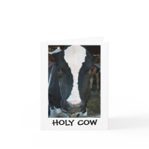 Holy Cow Birthday Card