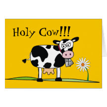 Holy Cow-I forgot your Birthday Greeting Cards