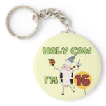 Holy Cow I'm 16 Tshirts and Gifts Key Chain