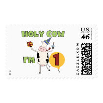 Holy Cow I'm 1 Tshirts and Gifts Postage
