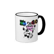 Holy Cow I'm 80 Tshirts and Gifts Coffee Mugs