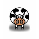 "Holy Cow!"  it's a cow t-shirt...