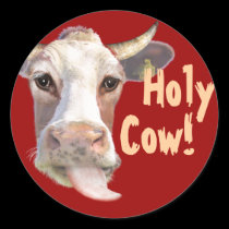 Holy Cow! stickers