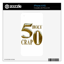Holy Crap Decals For iPhone 4