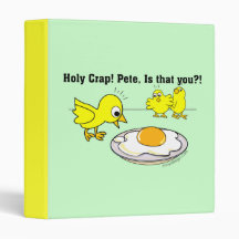 Holy Crap! Pete, is that you? 3 Ring Binders