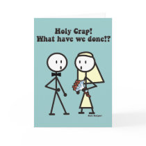 Holy Crap Wedding Cards