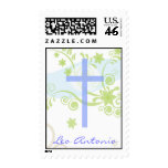 Holy Cross Baptism Christening Stamp Postage