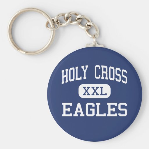 Holy Cross Eagles Middle New Orleans Key Chains