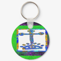 Holy Cross - Love you Jesus keychains