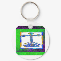 Holy Cross - Love you Jesus keychains