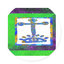 Holy Cross - Love you Jesus stickers