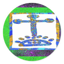 Holy Cross - Love you Jesus stickers