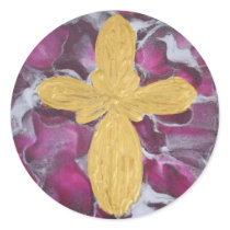 "HOLY CROSS" sticker