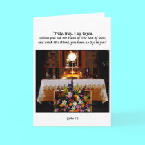 Holy Eucharist / The Blessed Sacrament cards by Artists4God Holy Eucharist / The Blessed Sacrament cards