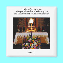 Holy Eucharist / The Blessed Sacrament magnets by Artists4God Holy Eucharist / The Blessed Sacrament magnets