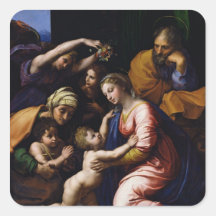 Holy Family , 1518 Sticker