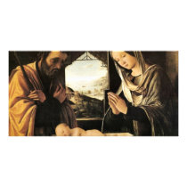 Holy Family By Costa Lorenzo Picture Card