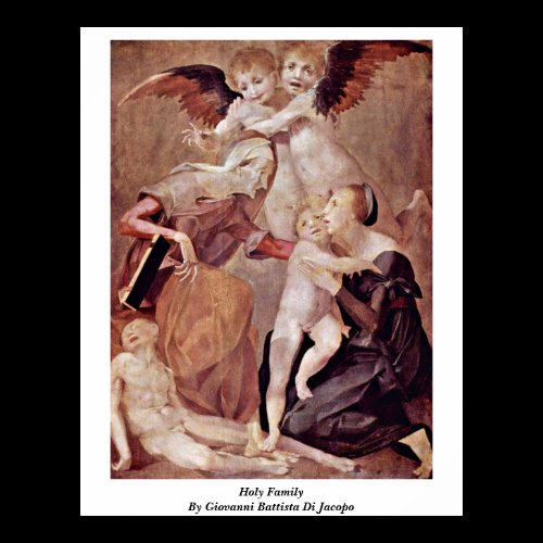 Holy Family By Giovanni Battista Di Jacopo Posters