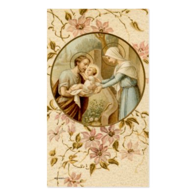 Holy Family I Gift Card Business Card Templates by radical_rose