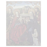 Holy Family With Carthusian By Baegert Jan Letterhead Design