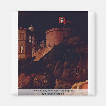 Holy Family With John The Baptist Fridge Magnets