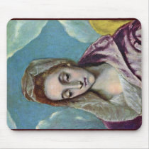 Holy Family With St Anne Detail By Greco El Mousepad