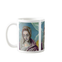 Holy Family With St Anne Detail By Greco El Coffee Mugs