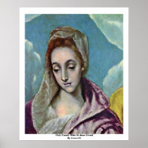 Holy Family With St Anne Detail By Greco El Posters