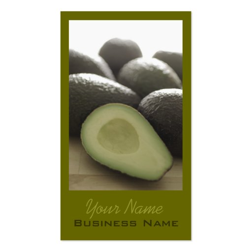 Holy Guacamole Business Cards (front side)