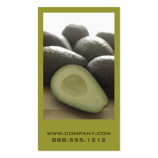 Holy Guacamole Business Cards (back side)