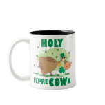 HOLY LepreCOWn T-shirts and Gifts mugs