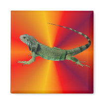 HOLY  LIZARDS REFRIGERATOR MAGNET