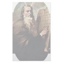 Holy Moses By Ribera José De (Best Quality) Custom Stationery