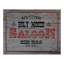 Holy Moses Saloon posters by davzke Holy Moses Saloon posters