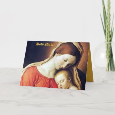 Holy Night Christmas Card