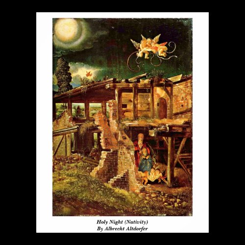 Holy Night (Nativity) By Albrecht Altdorfer Posters